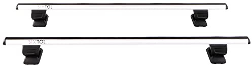 SIXTOL ROOF Rack FIX 1 Universelle Querträger für Autodächer mit Befestigung an Fixpunkten, Fahrradträger, Länge von 120 cm, Tragfähigkeit von 90 kg