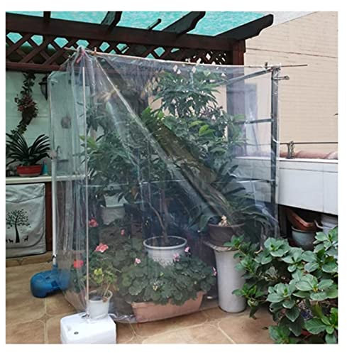 WIGING Dégager Serre des Bâches en Plastique, Protection Contre Le Gel Résistant Aux UV Couverture De Film De Polyéthylène pour L'Horticulture, Jardinage, Agriculture((WxL) 3x6m)