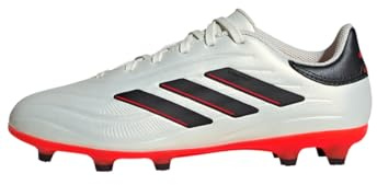 Adidas Unisex Kinder Copa Pure II League Firm Ground Boots, Ivory/Core Black/Solar Red, 34 EU