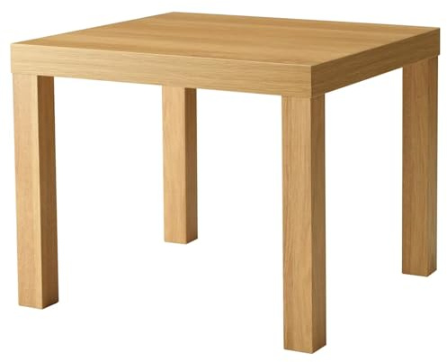 PriceKingX Coffee Table couch end side table for coffee tea- Living Room, Sturdy & Durable Center Table for Home, Office, & Lounge, Easy Assembly, Spacious Surface for Drinks, Decor (Wood, Oak)
