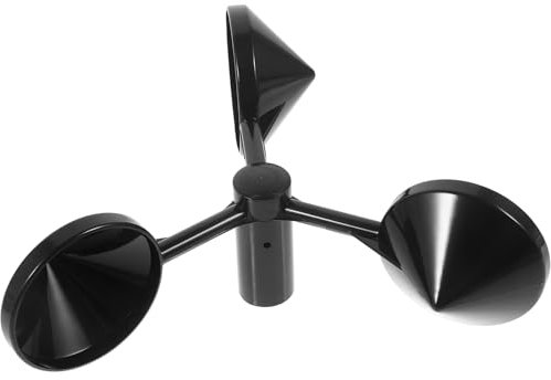 Baluue Anemometer Housing Abs Wind Speed Sensor Enclosure 5.9X5.9X2.4 Inch Wind Gauge Case for Outdoor Weather Monitoring and Speed Meter Protection