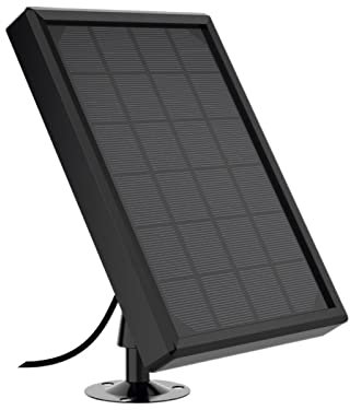 MZZYG Solar Security Camera 6000mAh Rechargeable Battery Powered IP Camera Solar Power Charging 1080P HD Outdoor Wireless Security WiFi Camera(Only solar no camera)