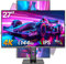 Gawfolk 27 Zoll Gaming Monitor UHD 144Hz (HDMI2.0 unterstützung bis zu 4k 60hz in Maximum), PC Bildschirm 3840 x 2160P, Rahmenloses Computerbildschirm unterstützt VESA, DP, HDMI