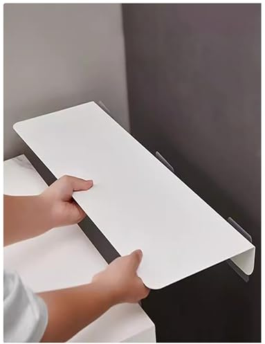 Countertop Extension Board, Metal Kitchen Refrigerator Gap Partition, Window Sill Extender Plate, for Kitchen, Bathroom, Laundry Room Desktop Extension Tray(60x20x6cm/23.6x7.9x2.4)