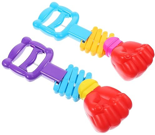 Kisangel 2 Pièces Jouets De Poing RéTractable en Plastique pour Enfants Accessoires De Amusants pour Farces Et Jeux IntéRieurs