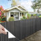 Fiqops Esterilla de protección visual de PVC, 80 x 50 cm, protección visual para balcón, longitud ajustable, valla de privacidad, protección contra el viento y resistente al agua, resistente a los