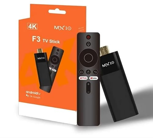 TV Stick Android 13, Streaming 4K, Dual WiFi 2.4/5 GHz, 2Go RAM + 16Go ROM, H313 Quad Core, Bluetooth, Télécommande Vocale