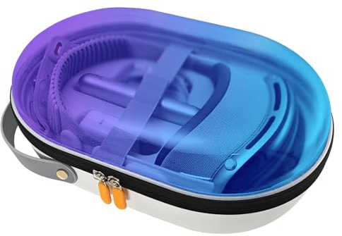 LXJLXD Estuche rígido de viaje para gafas de realidad virtual y accesorios, bolsa de almacenamiento rígida para accesorios de realidad virtual