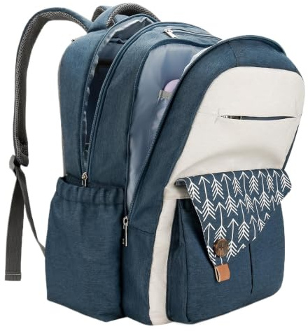 Sac à dos à pour femmes, sac à dos à pour papa Sac à pour poussette double