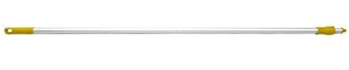 Maya Professional Tools 15032-4 Stiel, Aluminium mit Griff, FBK/Lebensmittelhygiene, 1500 mm x 25 mm, Gelb