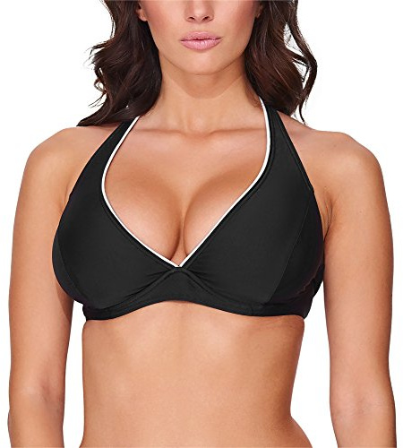 Merry Style Dam Bikini Topp 74RN24 (Svart (9240)/Vit, EU 75 E=UK 34DD)