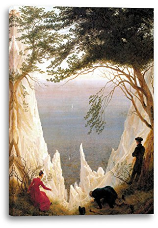 Leinwand (40x60cm): Caspar David Friedrich - Kreidefelsen auf Rügen