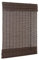 Ventanara® Raffrollo Bambus Bambusraffrollo Rollo inkl Montagematerial (Dunkelbraun, 90 x 220 cm)