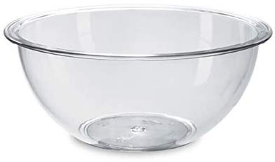 Giganplast Insalatiera ciotola cristal plastica trasparente 100% made in italy (2,10 Lt)