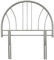Save On Goods UK 3ft single metal tubular headboard.Bed head end.Silver,Black,white.Cheap, (Silver)