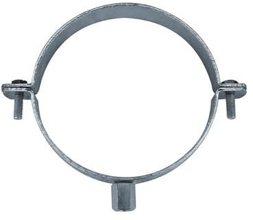 PROFIX Collier descente d'eau pluviale acier zingué - Pas 7x150 - Boite de 25 Ø80 - Collier de serrage