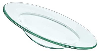 TOPBATHY Ersatzglasschale Für Wachswärmer Und Ölwärmer Aromatherapie Glasschale Für Duftlampen Glasschale Für Ätherische Öle Und Duftwachs 3.94 X 3.94 X 0.98In
