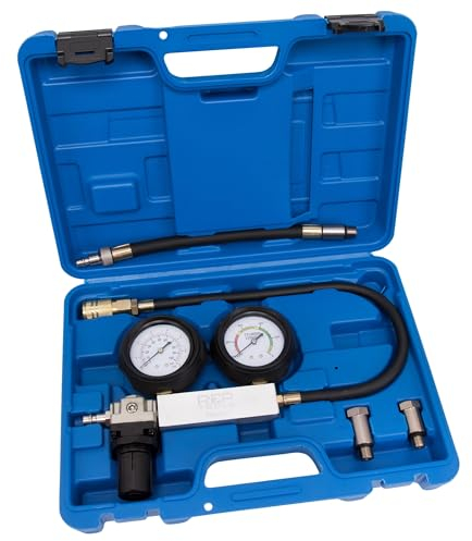 Druckverlusttester Kompressionsprüfer Benzin Motor KFZ Zylinderdruck Kompression messen