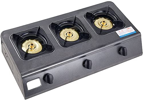 WolFum Cuisinière à gaz commerciale à économie d'énergie, cuisinière à gaz commerciale en acier inoxydable, cuisinière au GPL, cuisinière de camping en plein air pour le chauffage, la cuisine,4