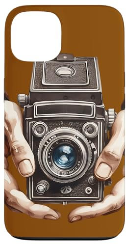 Vintage Brownie Analog SLR Camera Art Photographer Film Case for iPhone 13