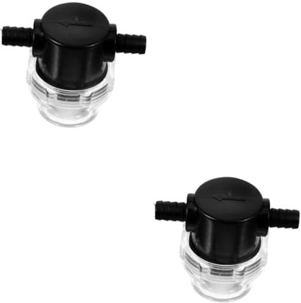 PartyKindom 2 Pièces filtre nettoyeur d'eau crépine d'épurateur de sol pour autolaveuse de sol crépine en ligne petite passoire à eau tamis à mailles fines Acier inoxydable