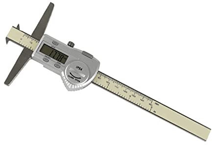 ZEEGII Calibro a corsoio Calibro di profondità Digitale a Doppio Gancio da 0-300 mm, in Acciaio Inossidabile, elettronico, ad Alta precisione, Impermeabile