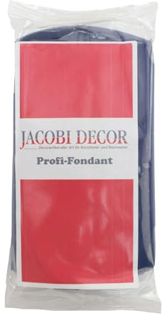 Cake Company Ausrollfondant Blau 250g | Ideal für Tortendekoration uvm., leicht zu verarbeiten, perfekte Kuchendeko für Anfänger & Profis | gebrauchsfertig, vegan & glutenfrei, frei von Palmöl