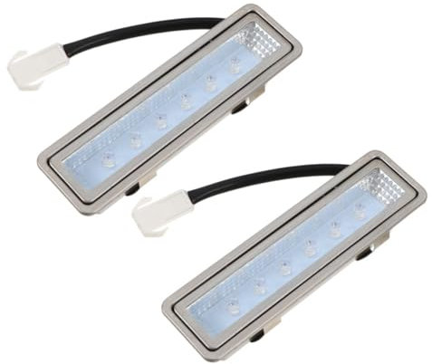NULYLU 2pcs Cooker Hood Bulbs LED Appliance Bulb Range Hood Replacement High Brightness White Light Universal Compatibility Integrated Stove