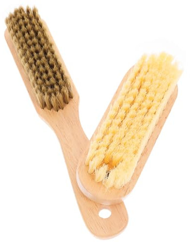 Vaguelly Lot De 2 Brosses à Sable Longue Poignée, Brosse à Poils Souples Et Durs, Outils De Nettoyage De Sable pour Plage Et Surf, Compactes Et Légères, Adaptées Aux Activités en Plein Air