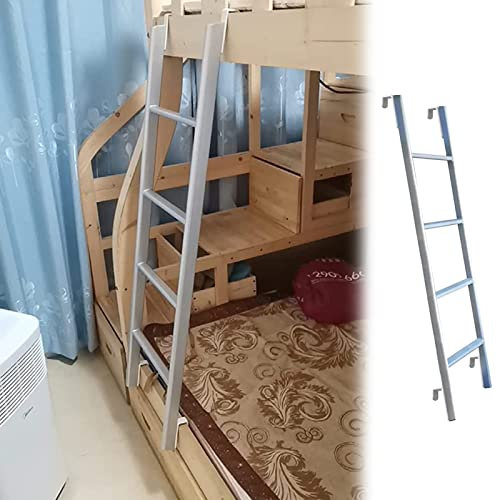 Hochbett Leiter Ersatzleiter Etagenbett für Wohnheim-Lofts, zum Einhängen für Wohnmobilanhänger, Trittleiter mit Metallrahmen – 116 cm/130 cm/140 cm/150 cm, Ersatzleiter für Wohnmobil-Lofts