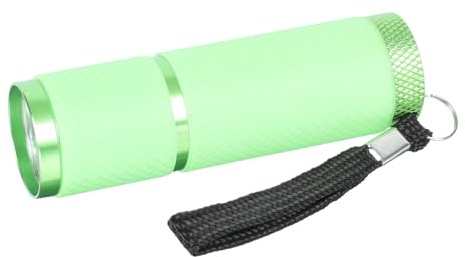 SHINEOFI Linterna LED Ultravioleta Portátil, Detector de Dinero y Jade, 9 Led, Color Verde, para Viaje y Salón de Uñas