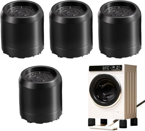 Tappetino antivibrazione per lavatrici, con antivibrazioni, per lavatrici, accessorio per asciugatrici, protezione dalle vibrazioni, per divano, piedi, struttura del ponte distribuisce il peso