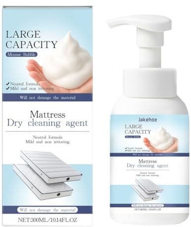 Schiuma detergente a secco per materassi, smacchiatore ad azione rapida per tessuti, rimozione delicata di materassi, divani, tappeti, moquette e rivestimenti