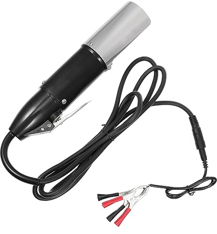 CONGARTENO Escamador Eléctrico de Pescado con Cuchillas Inoxidable Resistente al Agua y Seguro Herramienta para Limpieza y Profesional de Pescado Incluye Máquina y Accesorios de Dc