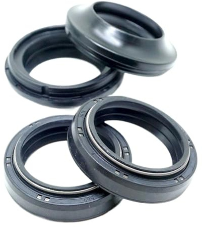 Kit olio forcella anteriore e kit di tergicristalli di polvere per motociclette 4t da 250 cc compatibili con modelli MBK YP250 Skyliner 2000-2003(Oil and Dust Seals)