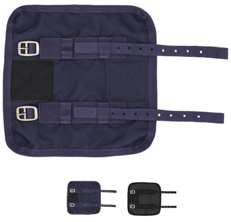netproshop Deckenerweiterung Brusterweiterung für Pferdedecken Schnallenverschluß 600D-Turnout-Stoff 150g-Füllung, Farbe:Dunkelblau