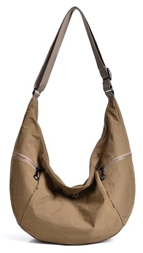 Kommodum - Borsa Mezzaluna Grande, Moon Bag a Tracolla Regolabile Unisex, Borsa Stile casual a Forma di Luna, Messenger Crossbody per Uomo Donna Km45 | Borsa Mezzaluna
