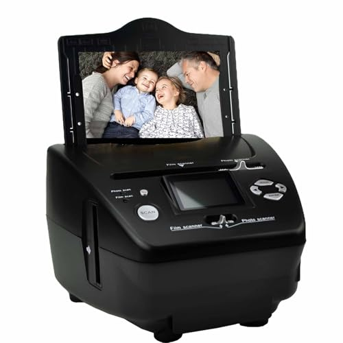 16mp Digital Film & Slide Scanner With 2.4 Lcd Screen, Digital Photo Converter For 35mm Film Negatives & 135mm Slides