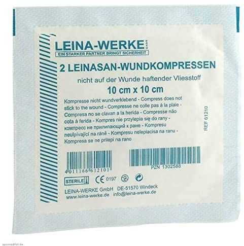LEINA-WERKE LeinaSan Sterile Kompressen, nicht wundhaftend, sehr weich