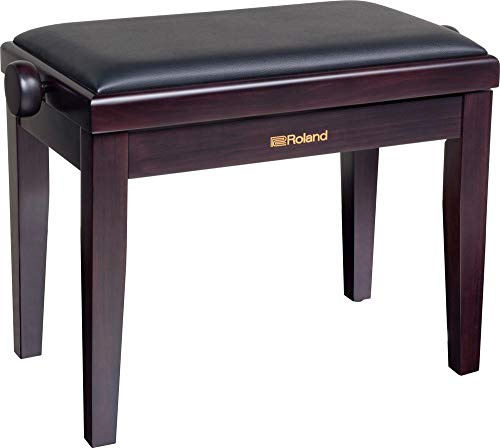 Roland Inconnu RPB-200RW Banc de Piano Finition Bois de Rose avec Assise Plastique rembourrée-RPB-200RW, 1