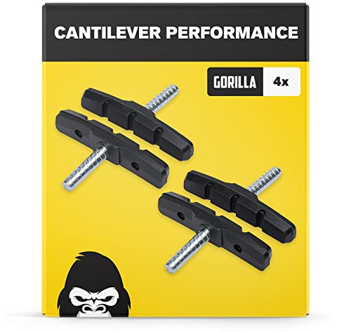 Cantilever Bremsbeläge 2 Paar 70mm Symmetrisch I Hohe Bremsleistung I Langlebig & Passgenau I Bremsschuhe Cantilever I Kompatibel zu Shimano M65 T3, M65T & M55/T