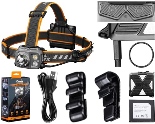 fenix HP16R Wiederaufladbare Li-Po/AA Powered Outdoor Stirnlampe