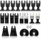MaxAwe 22Stk Oszillierendes Sägeblätter Kit, Multitool Sägeblätter, Oszillierwerkzeug Zubehör Multifunktionswerkzeug Holzsägeblätter für Fein Multimaster, Makita, Dewalt