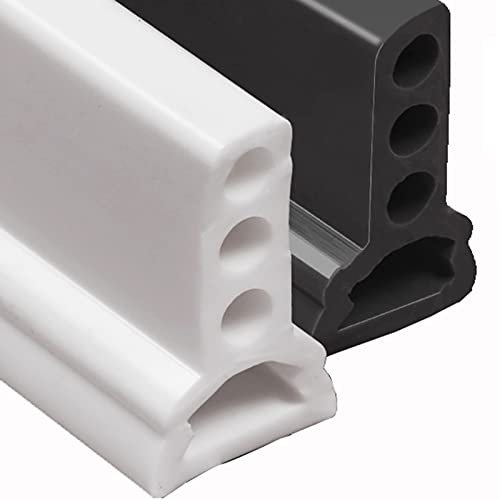 DFANCE Wasserbarriere Silikonstreifen,WasserrüCkhaltestreifen FüR Die KüChentischplatte,Flexibler Silikon-duschkabinen dichtungen für Nass- Und Trockentrennung,Dark Gray,100cm/39in