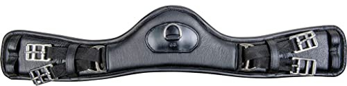 HKM Dressage Anatomic Sattelgurte 9100 schwarz 60