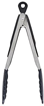 RTHGTFQZ Pinze Cucina Pinze da Cucina in Acciaio Inox, con Punte in Silicone, for friggere, Cucinare, Pane, Dimensioni: 34 * 4 cm, Resistenza ad Alta Temperatura