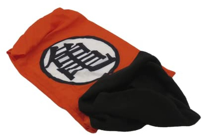 CYPBRANDS Dragon Ball - Bufanda Tubular, para Cuello, Diseño Goku, Color Rojo y Negro, Producto Oficial
