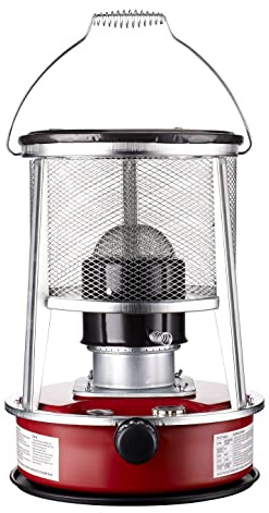 Extralink Aladdin EKH-460, Riscaldatore a petrolio portatile, Capacità serbatoio 4,6L, Potenza di riscaldamento 2600W, Mantiene il calore fino a 18 ore, può essere usato come fornello da campeggio