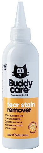 Fläckborttagare med katttårar av Buddycare | 200 ml | snabbverkande fläckborttagare för katter | naturligt härledd, PH-balanserad formel