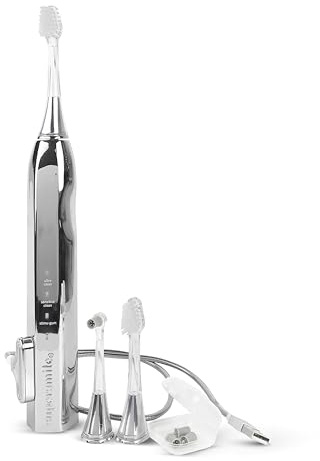 Supersmile Zina45 Sonic Pulse Zahnbürste - Abgewinkelte Bürste mit Polierkopf für fortgeschrittene Reinigung - Für sichtbar weißere Zähne und gesünderes Zahnfleisch
